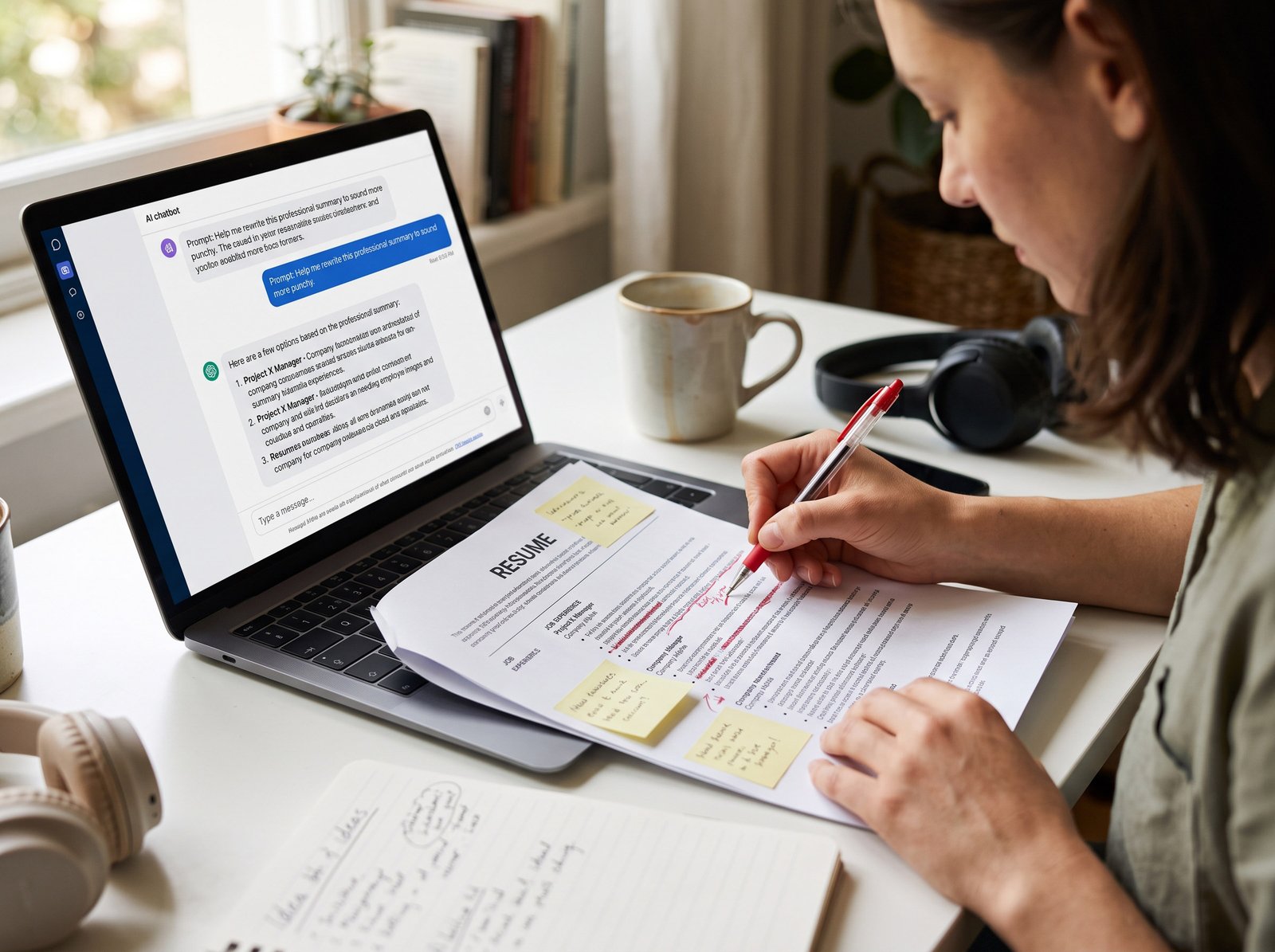 Ai Resume Prompts: How To Write A Resume That Actually Sounds Like You 1 Using Ai Resume Prompts To Build A Resume That Still Sounds Like You.