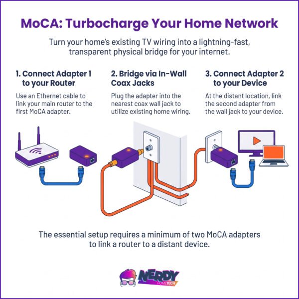 A Moca Adapter Acts As A Transparent Physical Bridge.