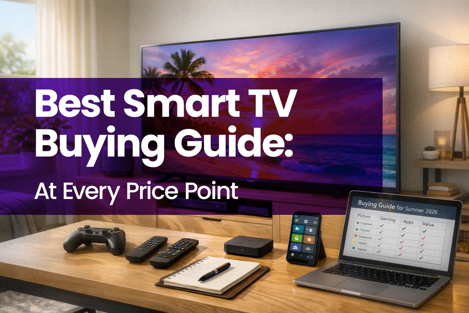 6 Best Smart Tvs For Summer 2026: Expert Reviews And Top Picks 1 Best Smart Tv Buying Guide