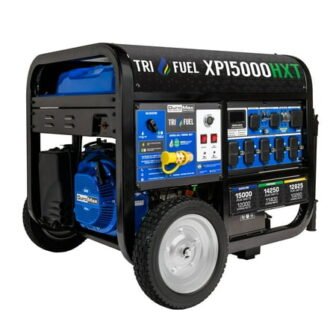 Duromax Xp15000Hxt 15,000 Watt Electric Start Tri-Fuel Portable Generator