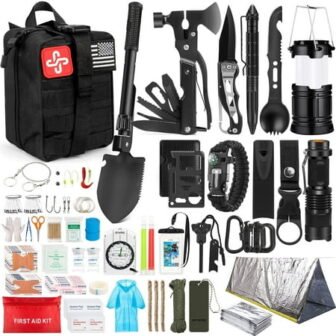 Kaqinu Survival Kit 250 Pcs With Molle System